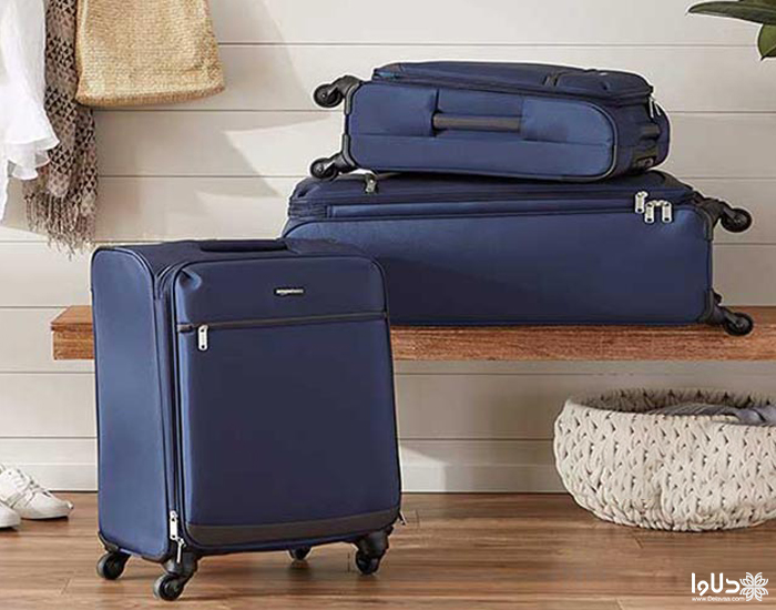 4.چمدان برزنتی ساخته شده از الیاف طبیعی