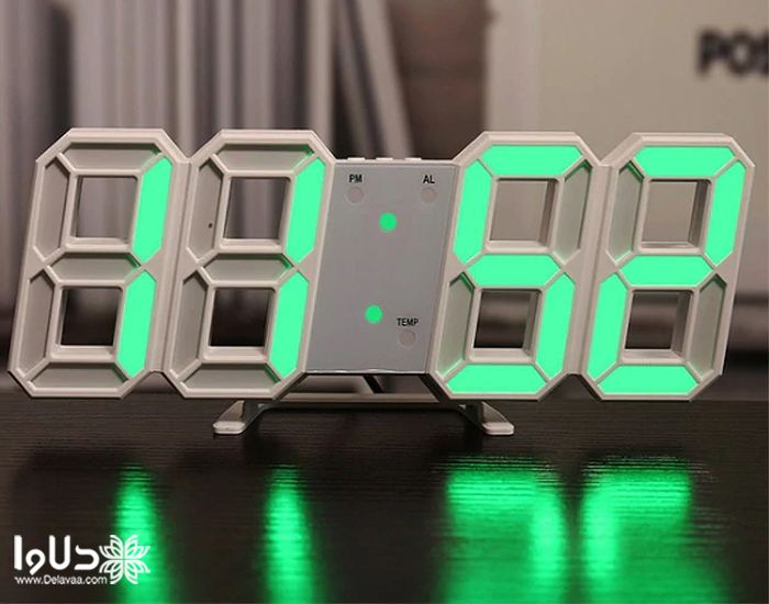 ساعت رومیزی دیجیتال مدل هوشمند عددی