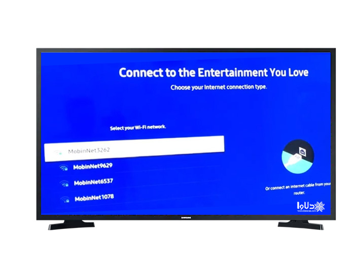 آموزش نصب تلویزیون های سامسونگ connect to the entertainment you love